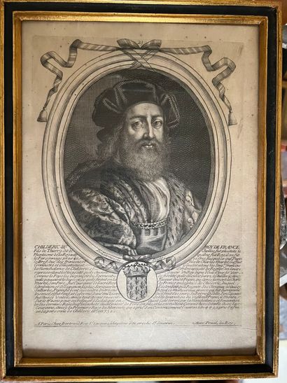 After Bertrand, 18th century
Suite of portraits...