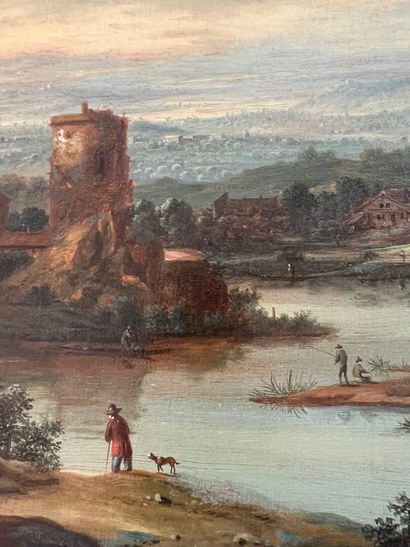 Attributed to Christian Georg SCHUT (1715-1791)
Landscape...