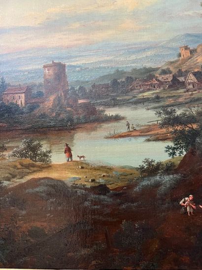 Attributed to Christian Georg SCHUT (1715-1791)
Landscape...