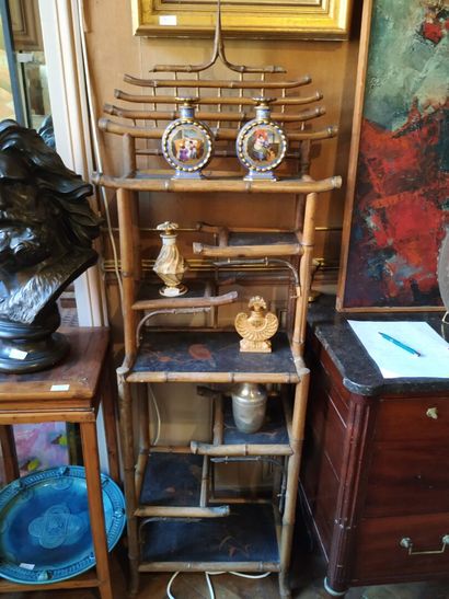 Bamboo shelf in the Chinese style, 19th century
H....