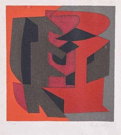 Victor VASARELY (1906-1997)
Modern composition
Lithograph...