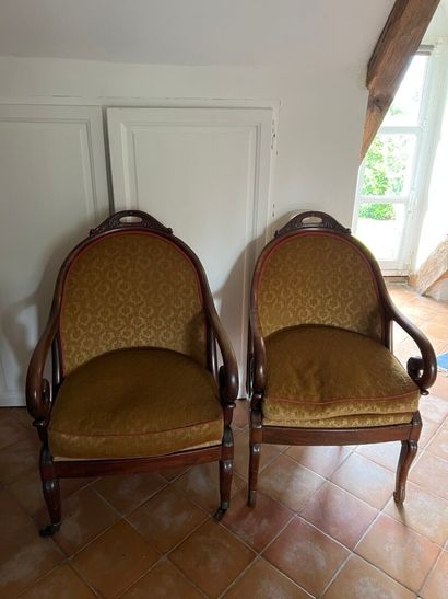 Louis Philippe period mahogany and mahogany...