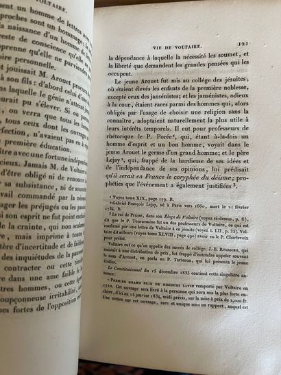 Voltaire's works 
Lefevre Firmin Didot, 1880...