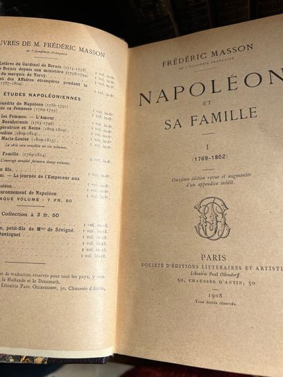 Frédéric MASSON 
Napoleon Paris 1908
Napoleon...
