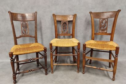 A set of 7 Provencal Directoire chairs
four...