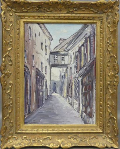SANTARELLI: Chambéry Lower Castle Street
Oil...