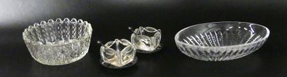 A crystal bowl on a foot, with an added lid...
