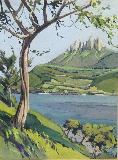 LOUPMON 1951: Doingt
Gouache watercolor:...