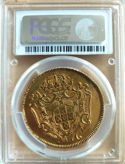 Brazil: One coin or 12800 reis - 1732 M
John...