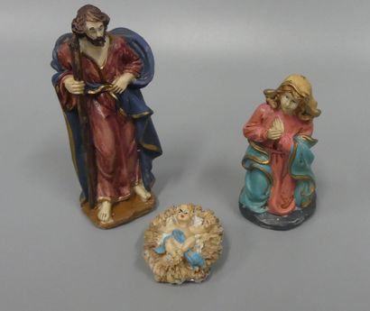 Set of twelve crib figures and animals
in...