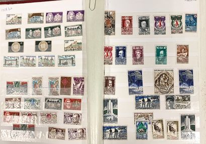 Small stock of mint France stamps from 1945...
