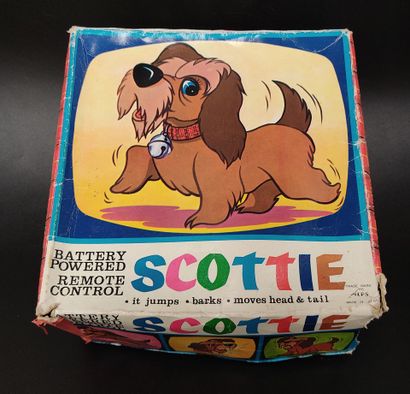 Scottie: remote-controlled plush dog
H 20...