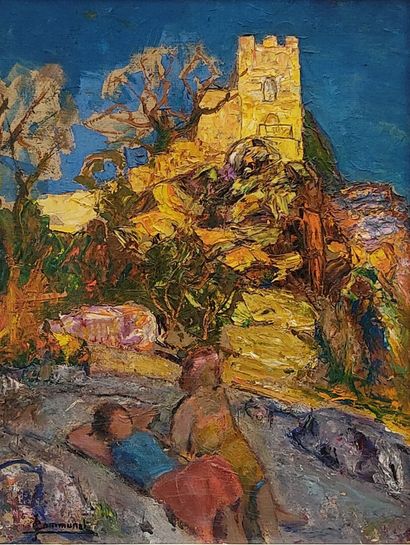 Joseph Victor COMMUNAL (1876 -1962): 
Paysage...
