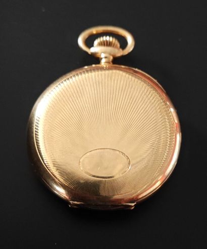 A gold gousset watch (eagle) numbered 200742
with...
