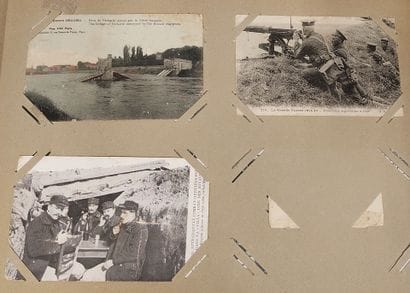 an album of about 350 mostly modern postcards
average...