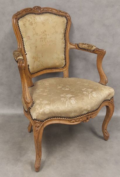 Louis XV style armchair
Back carved with...