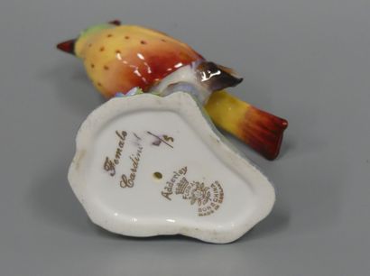 ROYAL ADDERLEY Floral 
Series of five birds...