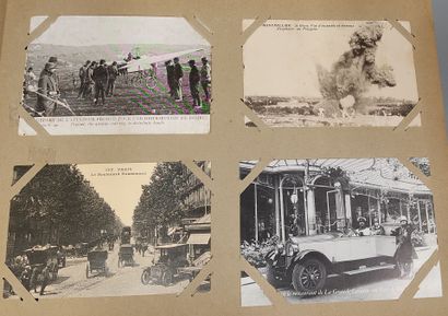an album of about 350 mostly modern postcards
average...