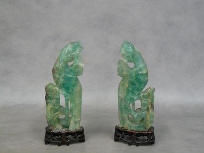 Phoenix birds, 20th century 
Two pendant...