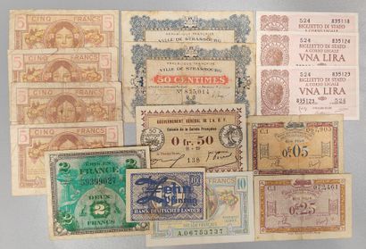 Miscellaneous - Lot of 14 small bills including...