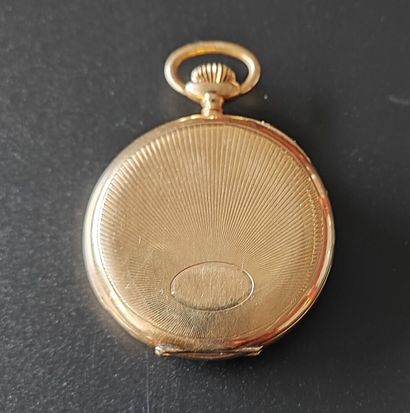 A gold gousset watch (eagle) numbered 200742
with...
