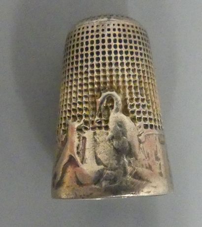 Pair of theater binoculars 
in niello brass...