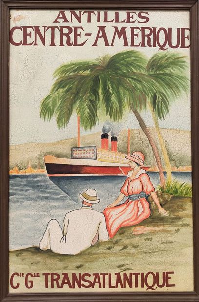 A wooden billboard - Antilles Centre Amérique
Compagnie...