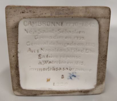 Cambronne: polychrome porcelain subject 
H...