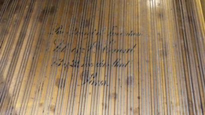 Quarter grand piano by ERARD
Numbered 53080...