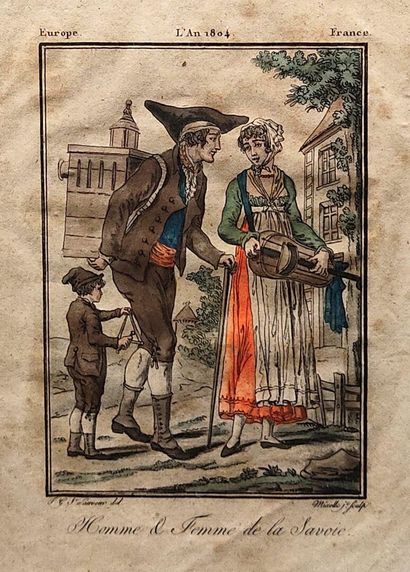 Engraving: Man and Woman of Savoy
enclosed:...