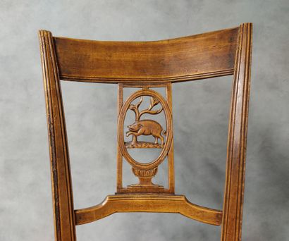 A set of 7 Provencal Directoire chairs
four...