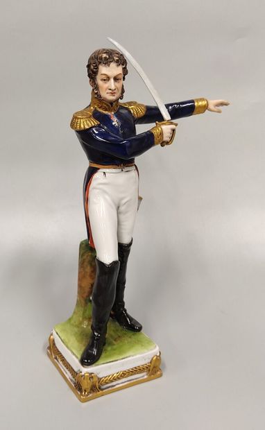 Cambronne: polychrome porcelain subject 
H...