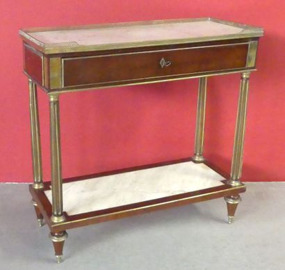 Mahogany console in the late 18th century...