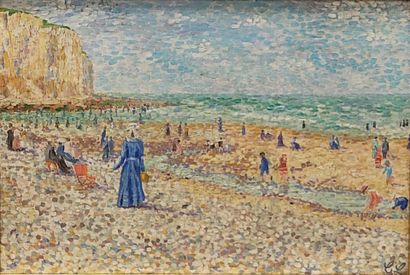 Camille LESNÉ (1908 - ?) : Pointillist painting...