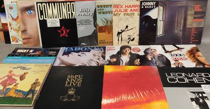A small batch of 30 33 rpm records including...