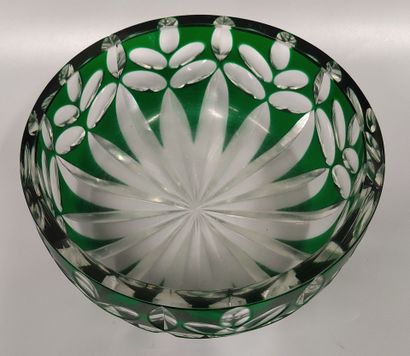 St Louis: a cut and green-tinted crystal...