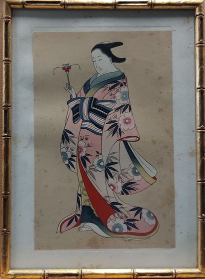 Set of three reproductions
after Kunihisa...