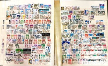 Small stock of mint France stamps from 1945...