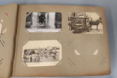an album of about 350 mostly modern postcards
average...