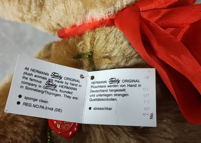 Teddy Hermann: two mohair teddy bears 
made...