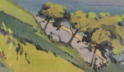 LOUPMON 1951: Doingt
Gouache watercolor:...