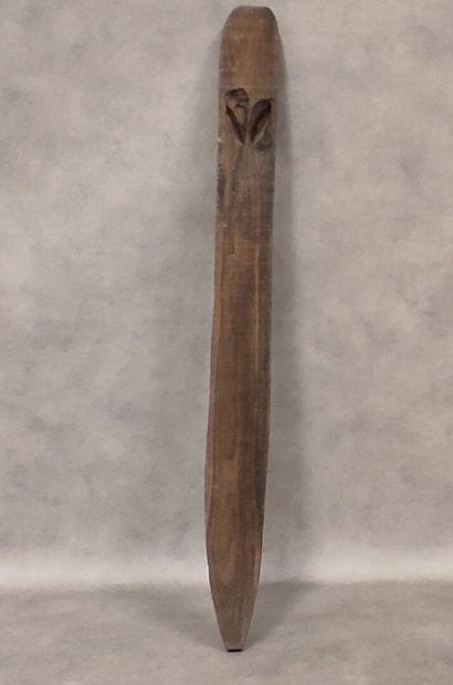 A set of 7 modern wooden masks including...