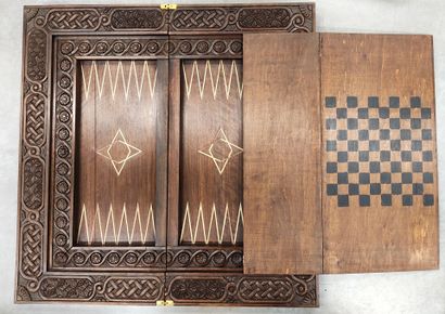 An Extreme Oriental folding game table
backgammon...
