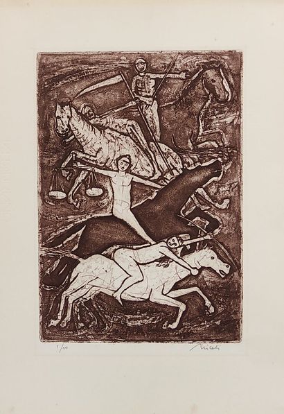 Ignazio MICOLI (1921-1989): A set of three...
