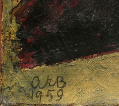 Anna-Eva BERGMAN (1909-1987)
N°1-1959
Oil...