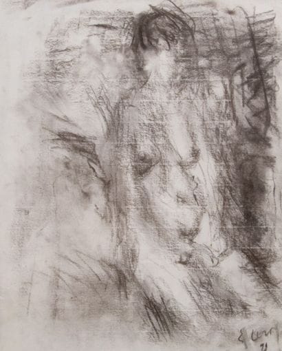 Eugène LEROY (1910-2000)
Untitled (Female...