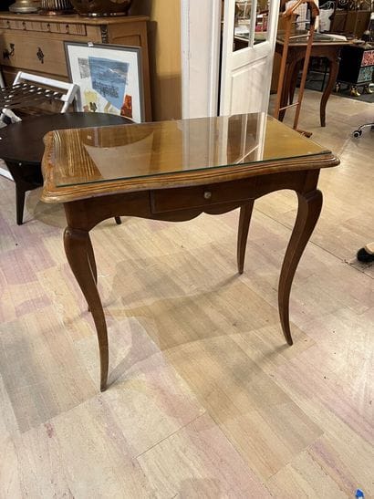 LITTLE Louis XV style writing table opening...