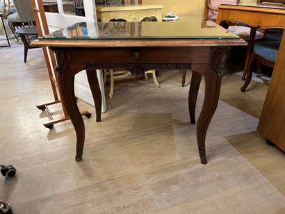 LITTLE Louis XV style writing table opening...