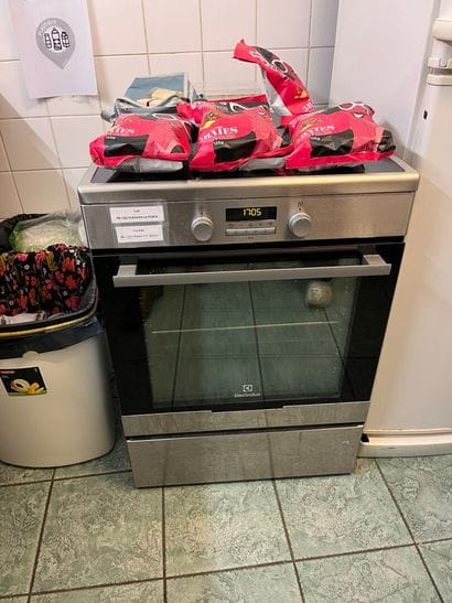 ELECTROLUX 
Stainless steel electric induction...