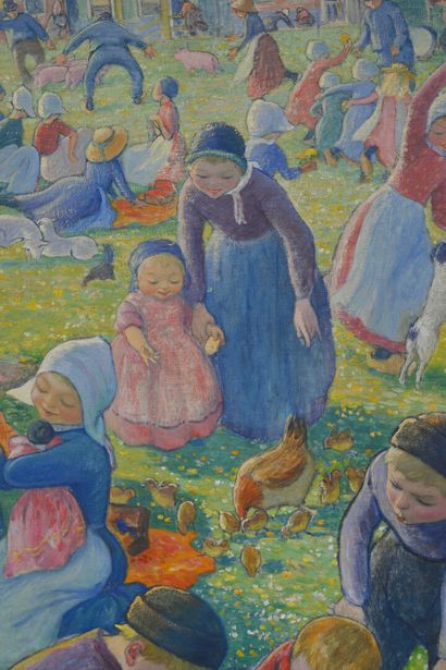 Augustin HANICOTTE (1870-1957)
Springtime
Oil...